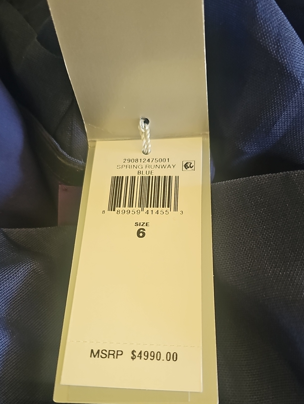 Ralph Lauren Navy Halter Maxi Dress - Picture 12 of 12